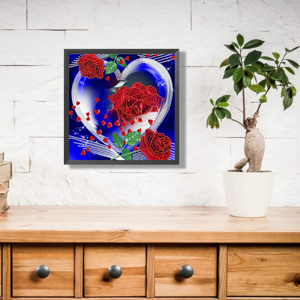 

Love Rose - Special Shaped Diamond Painting - 30*33CM, 501 Original