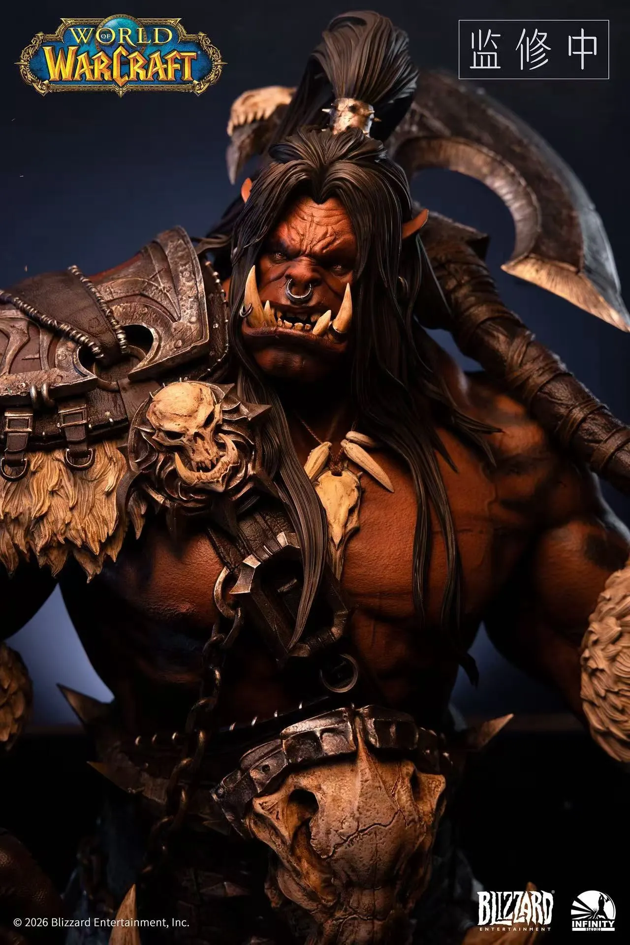 Infinity Studio - World of Warcraft - Grommash Hellscream 1/3 Scale Bust (Licensed)-