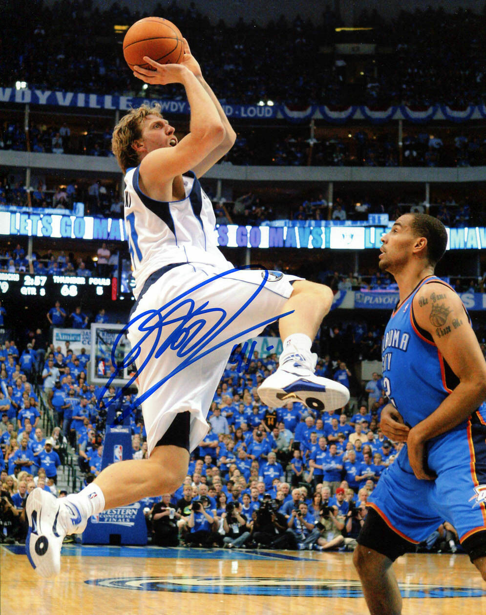 Dirk Nowitzki Autographed Signed 8x10 Photo Poster painting ( Mavericks ) REPRINT ,