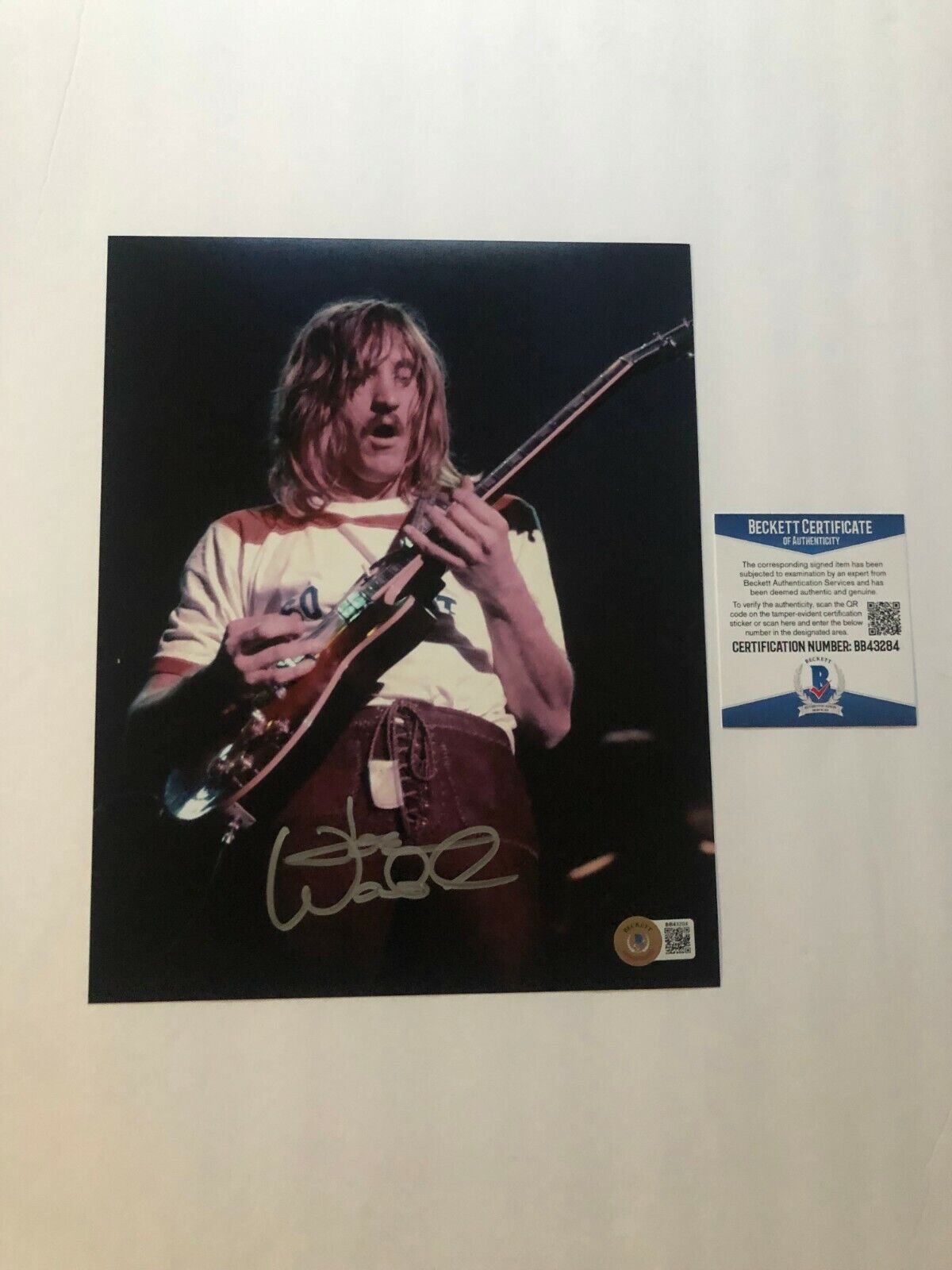 Joe Walsh Rare! signed autographed classic Eagles 8x10 Photo Poster painting Beckett BAS Coa