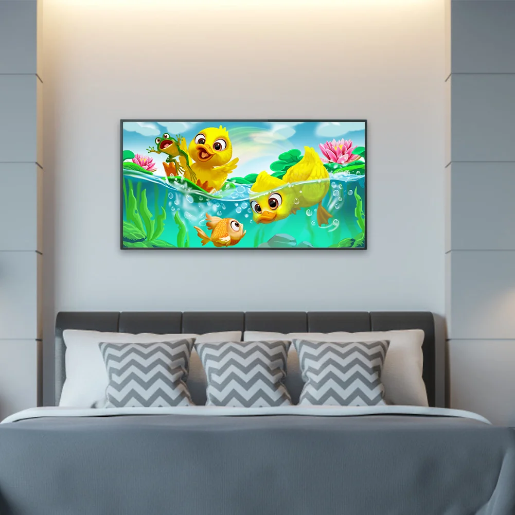 Diamond Painting - Full Round Drill - Duck(60*30cm)