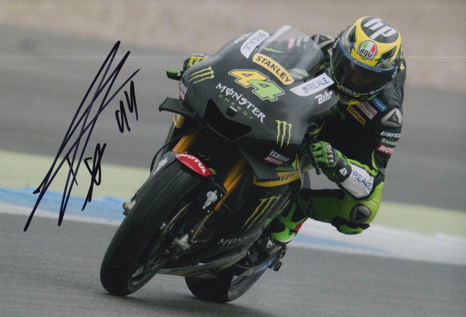 Pol Espargaro Hand Signed 12x8 Photo Poster painting Monster Yamaha Tech 3 2016 MOTOGP.