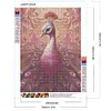 Diamond Painting -DIY Round Drill Ornate Peacock