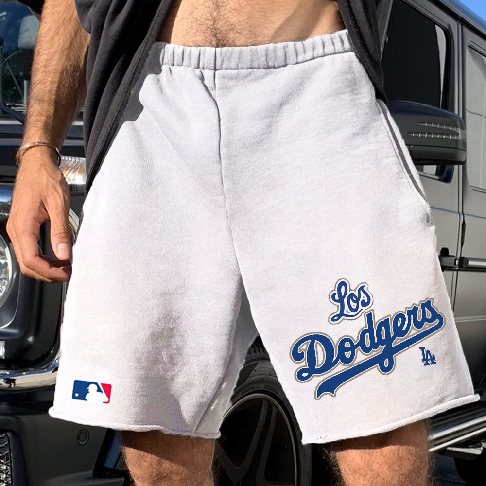 LA Dodgers Print Vintage Shorts