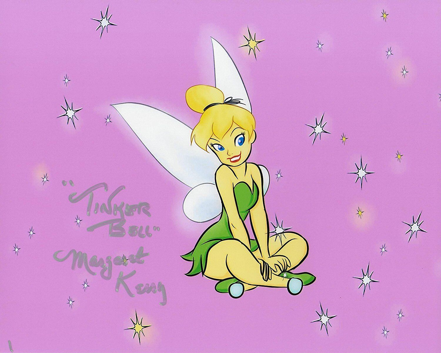 Margaret Kerry Tinkerbell from Disney Original Autographed 8X10 Photo Poster painting 17