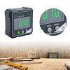 4-Side Digital Angle Finder Magnetic Level Box Electronic Cube Inclinometer Tool