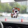 Full Bead Embroidery Keychain Unicorn Printed Craft Gifts(7.5x9cm)
