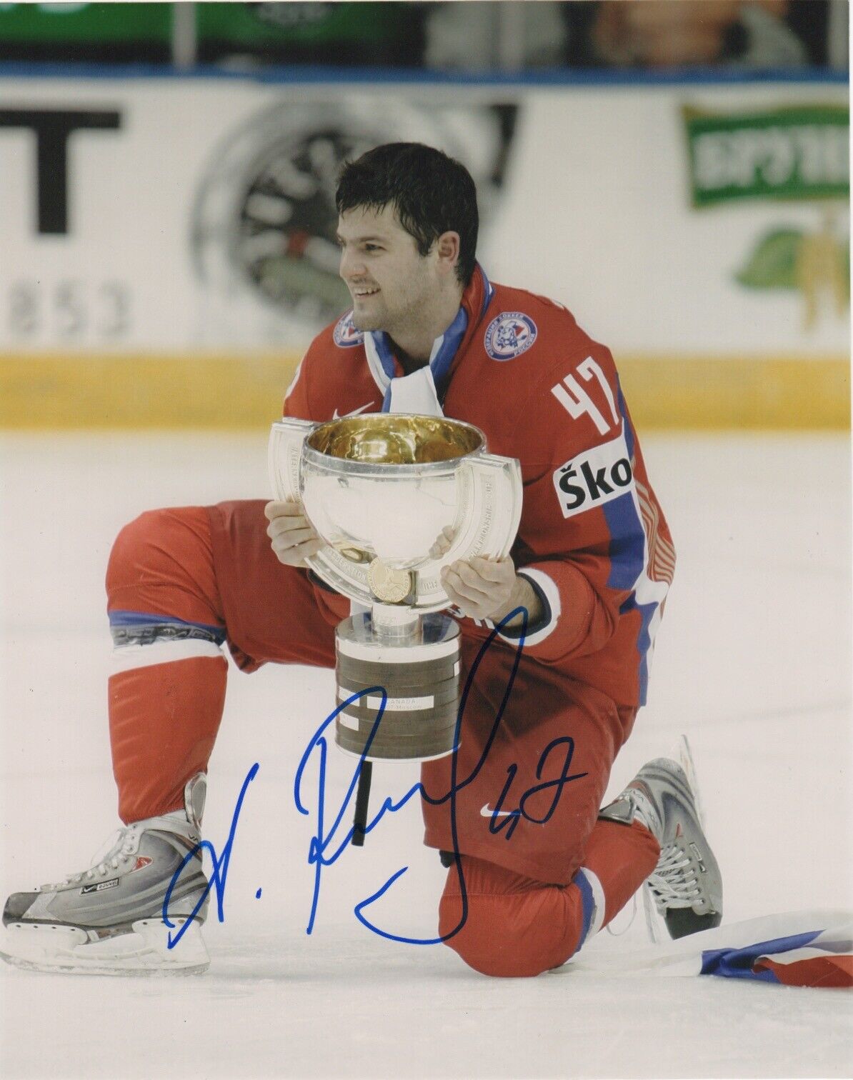 Team Russia Alexander Radulov Signed Autographed 8x10 NHL Photo Poster painting COA