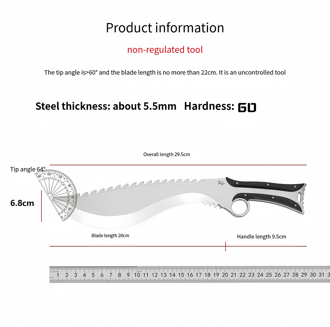 Todd Dragon Outdoor Multi-Purpose Knife Camping Kitchen Multi-Purpose Knife Outdoor Knife Household Fruit Knife