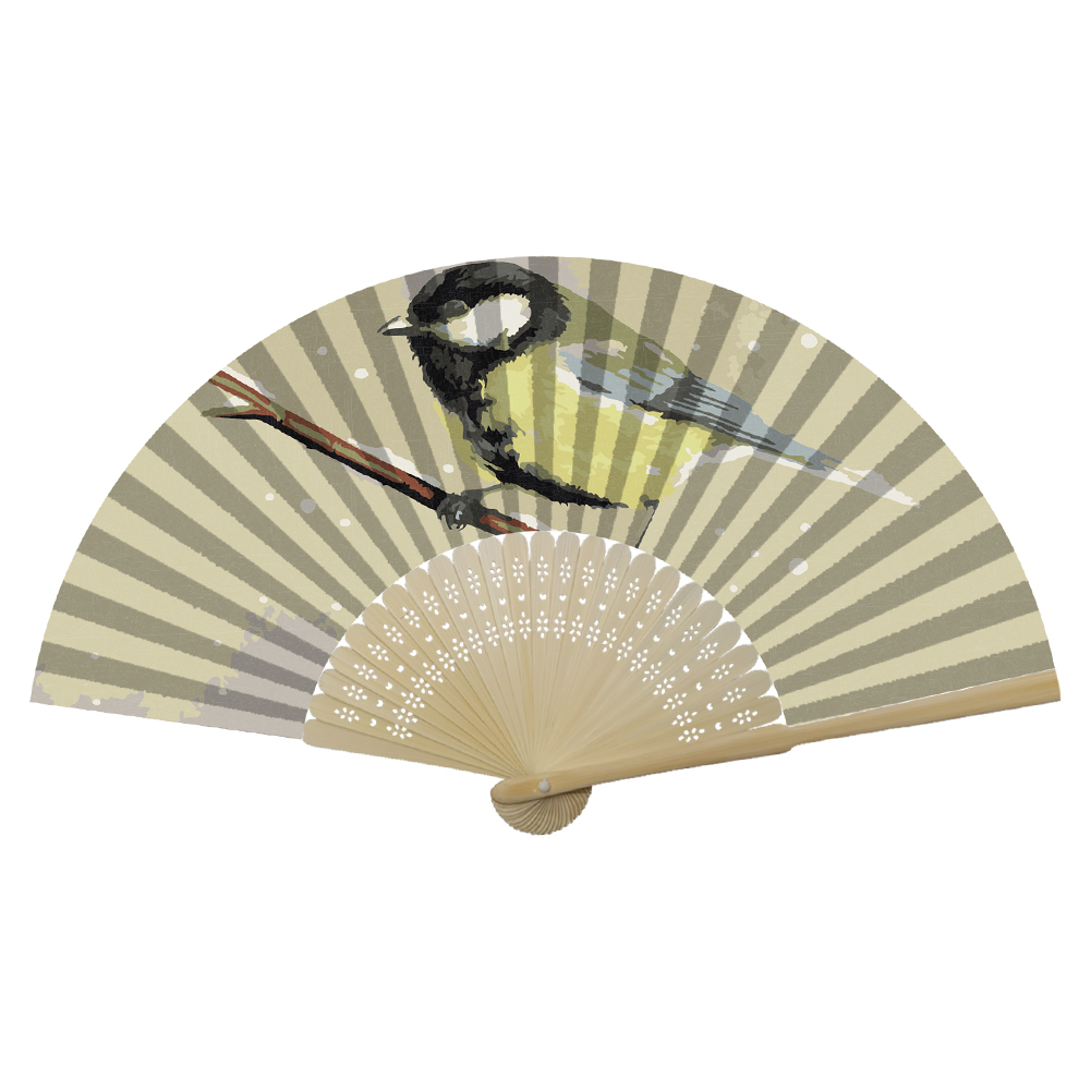 

Bird - Paint By Numbers - Paint Folding Fan, 501 Original