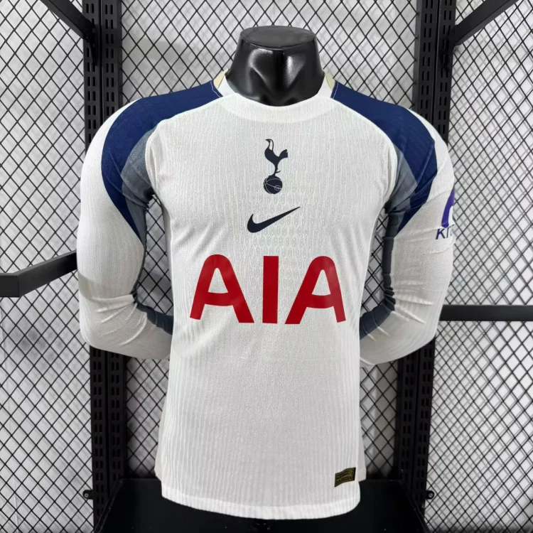 2025-26 New Season-Tottenham Hotspur Home Long Sleeve Jersey-Player Edition
