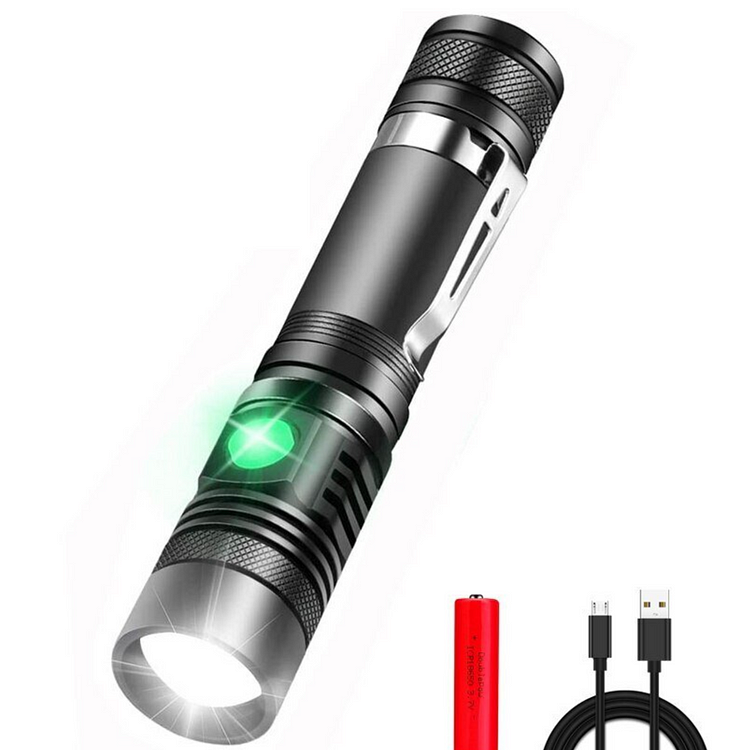Ultra-Bright Mini LED Flashlight Rechargeable Waterproof 
