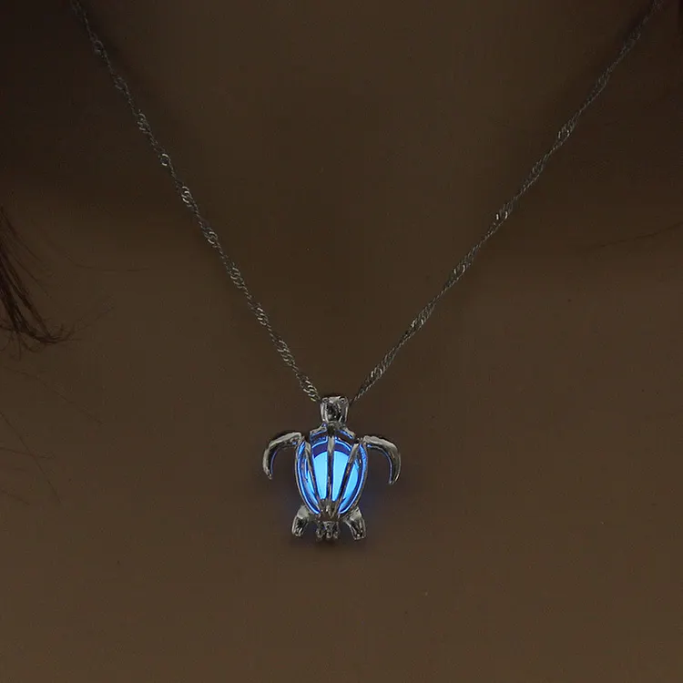 Glowing Turtles Necklace Jewelry
