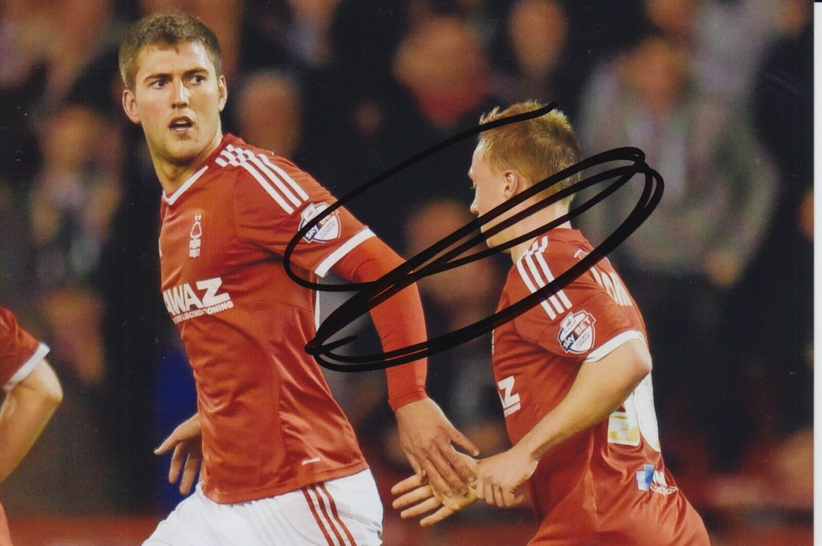 GARY GARDNER HAND SIGNED 6X4 Photo Poster painting - FOOTBALL AUTOGRAPH - NOTTINGHAM FOREST 1.