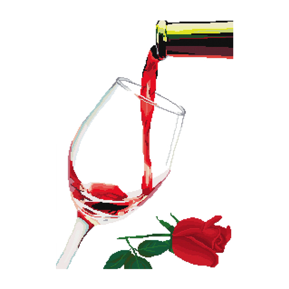 

Taste - 14CT Stamped Cross Stitch - 45*60CM, 501 Original