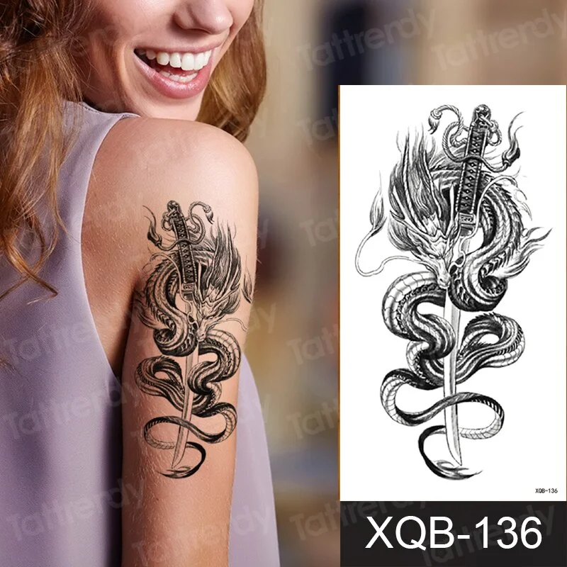 tattoo sticker rose flower temporary henna tattoos letter wolf sketches tattoo designs black sexy women tattoo waterdecals