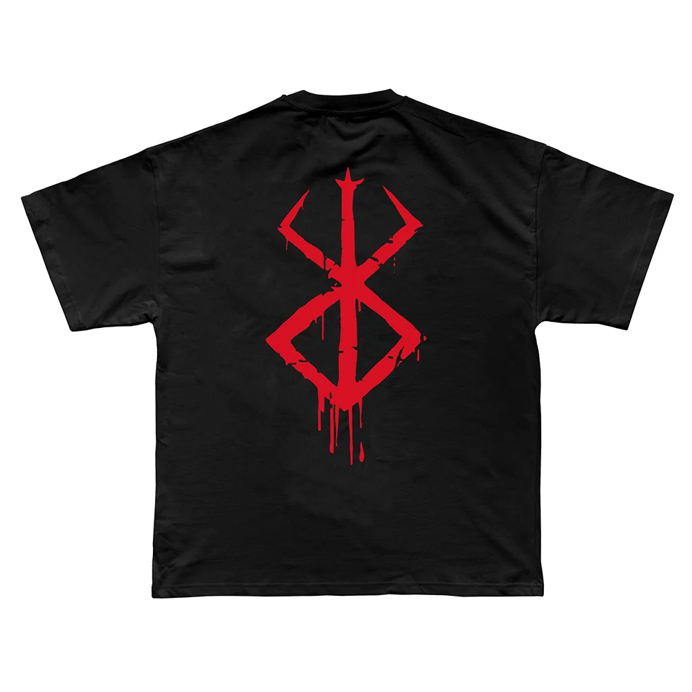 Berserk Anime Printed Men's T-shirt