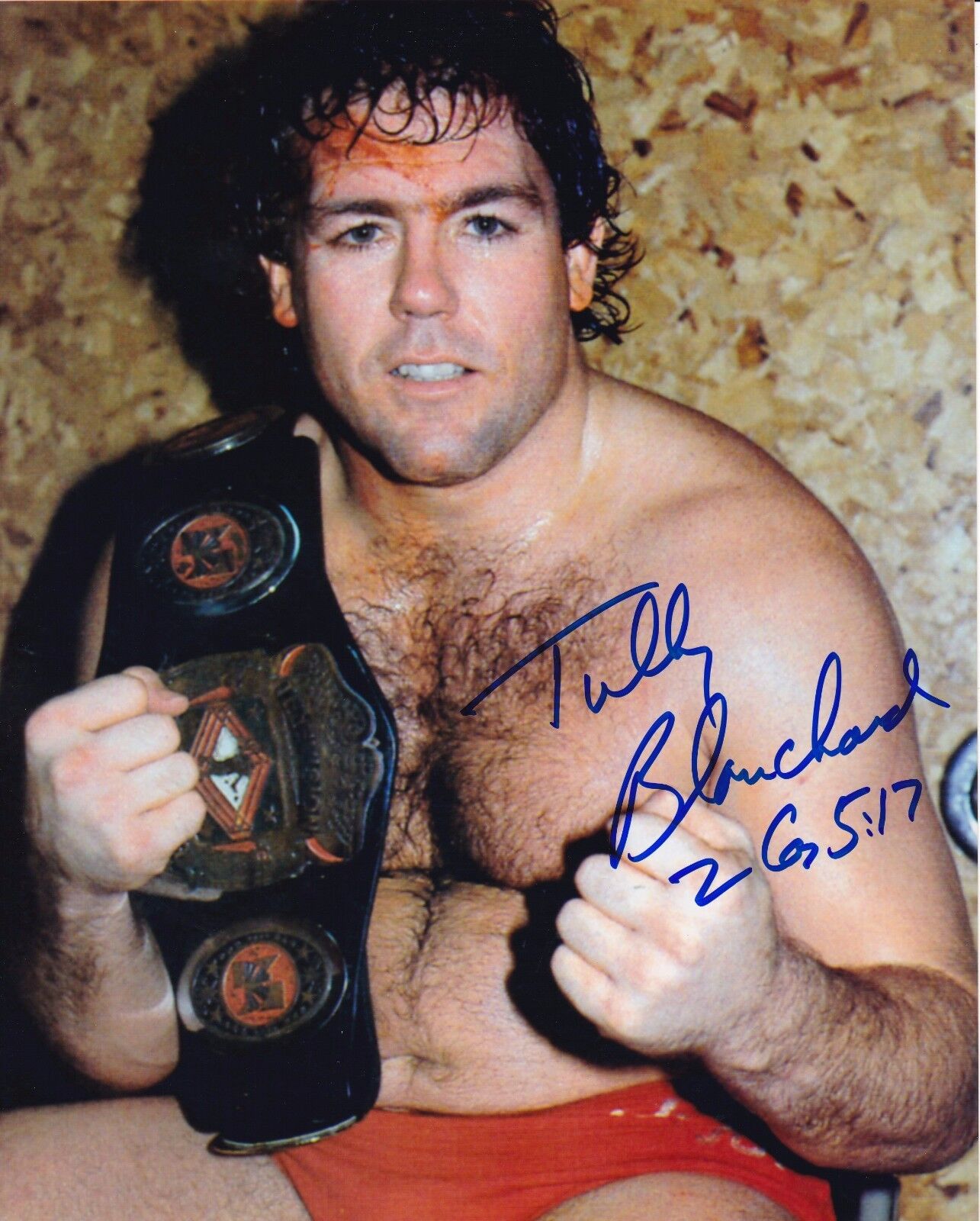 Tully Blanchard autographed 8x10 #2 WWF The Four Horsemen  Shipping