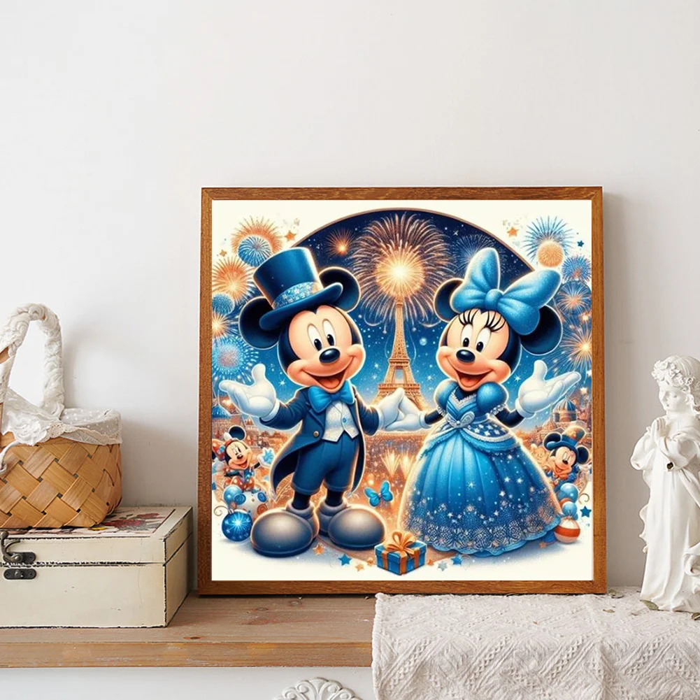 Diamond Painting - Full Round Drill - Mickey Minnie(Canvas|30*30cm)