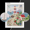 Diamond Painting-DIY Special Shaped Drill Pearl Painting Lighthouse(30x40cm)