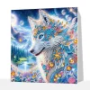 (Pre-Framed)Wolf-Special Shape Diamond Painting Kit(25x25cm)
