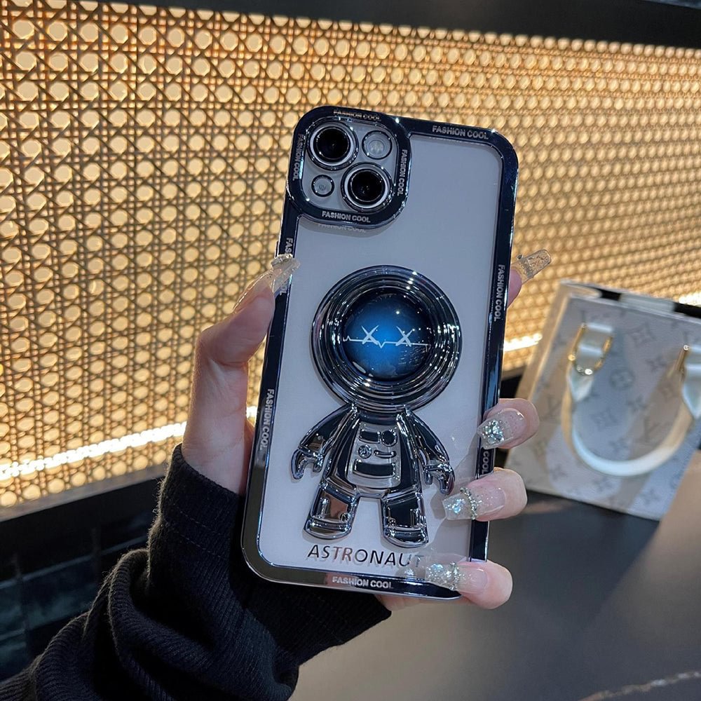 3D Plating Astronaut Phone Case