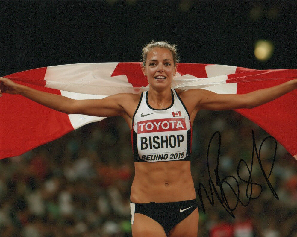 Melissa Bishop Canada Sprinter Autographed Signed 8x10 Photo Poster painting COA #6