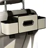 Car Back Seat Organizer with Cup Holder Tissue Box and Hooks Travel Accessories