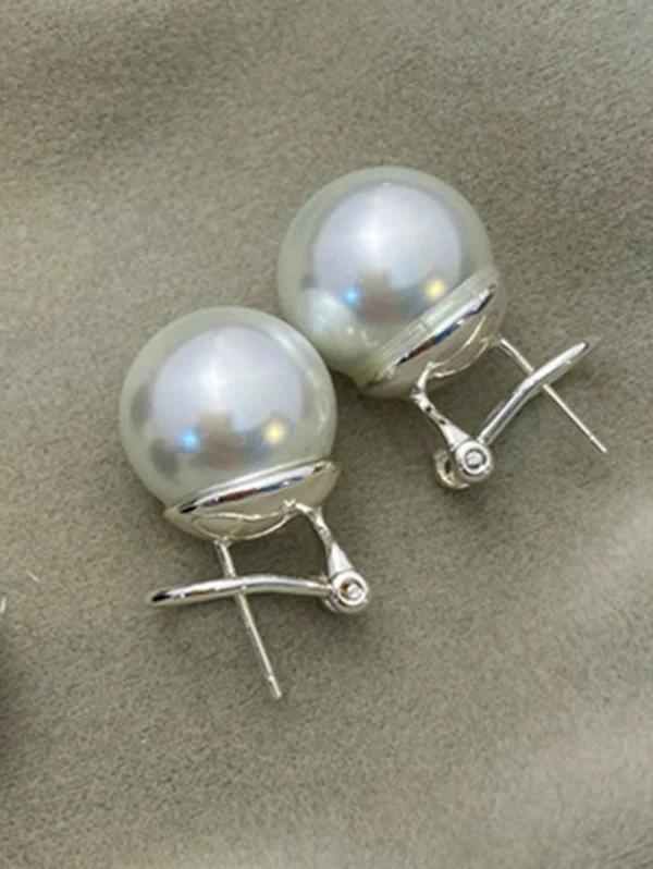 Geometric Imitation Pearl Earrings Accessories