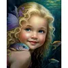 uk.everydayedeals (Limited Stock)11CT Full Stamped&nbsp;Cross Stitch - Girl (40*50CM)