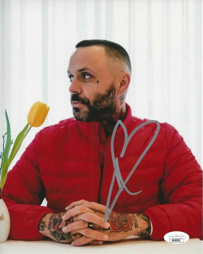 Justin Furstenfeld Autographed 8x10 Blue October JSA  C454