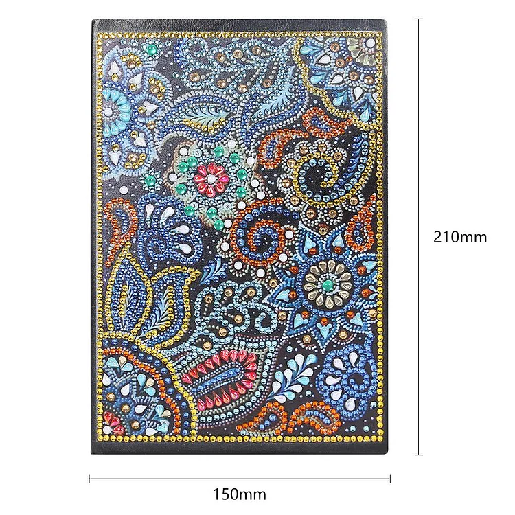 DIY Mandala Special Shaped Diamond Painting 50 Sheets A5 Office Notebook