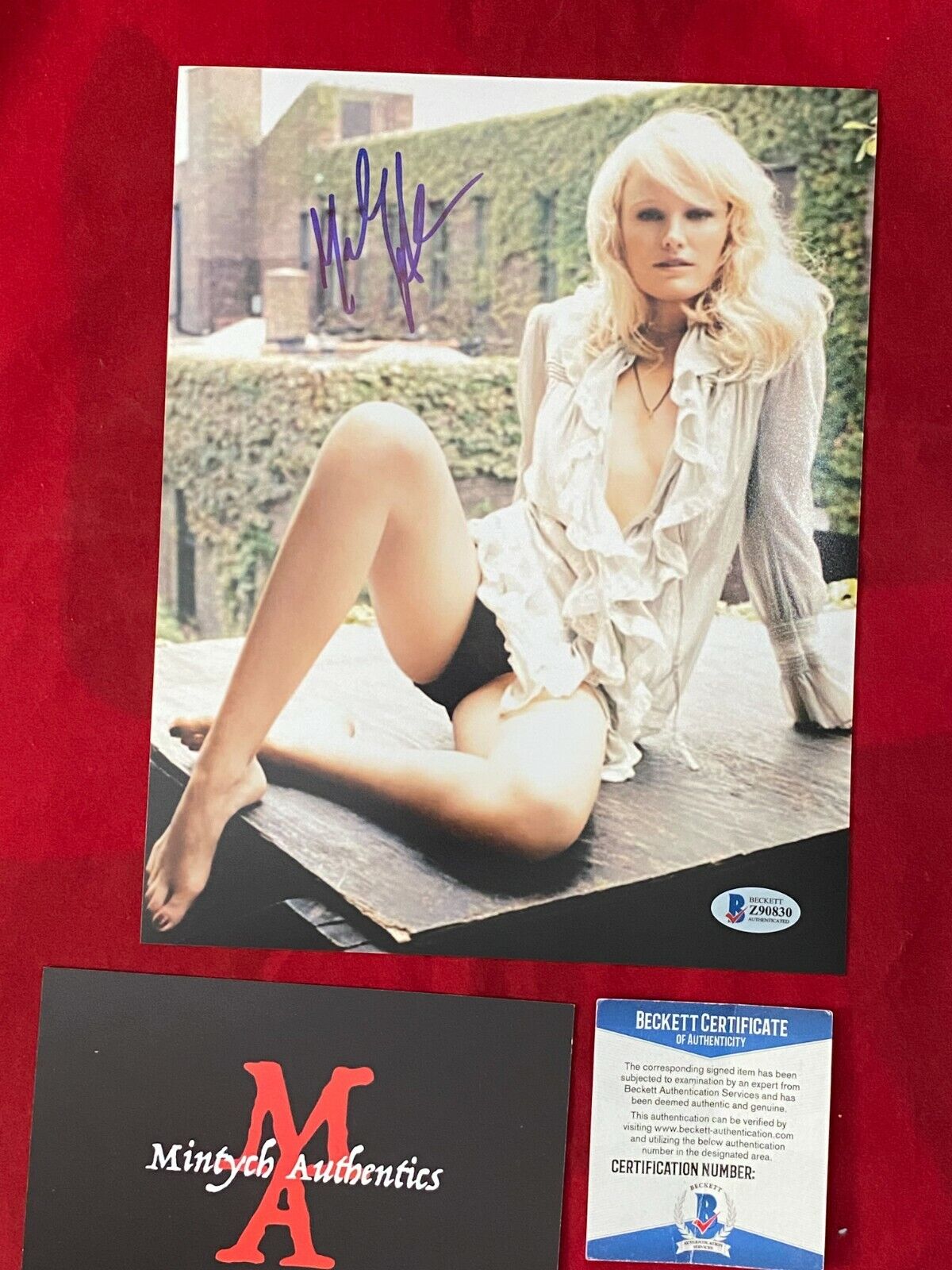 MALIN AKERMAN AUTOGRAPHED SIGNED 8x10 Photo Poster painting! WATCHMEN! FINAL GIRLS BECKETT COA!