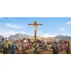 Diamond Painting -DIY Round Drill People and Jesus(80x40cm)
