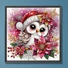 Diamond Painting-DIY Full Round Drill Christmas Owl