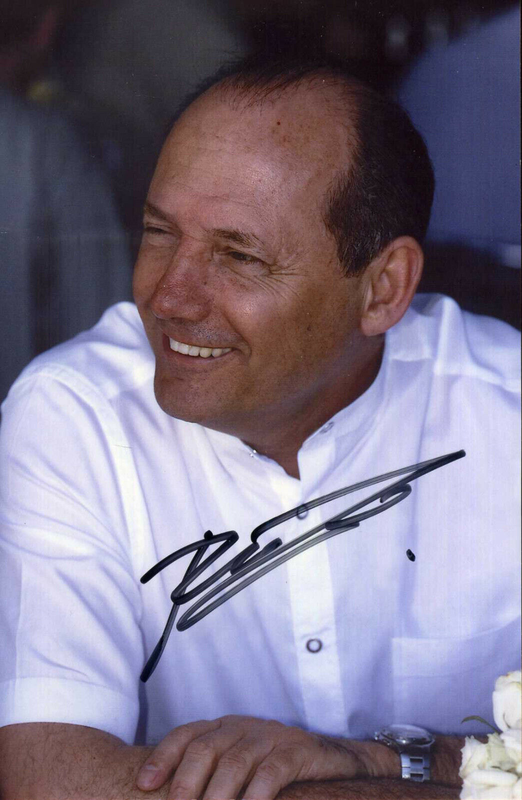 RON DENNIS Signed Photo Poster paintinggraph - FORMULA 1 One Owner Engineer McLaren - preprint