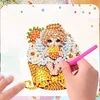 12PCS DIY Diamond Art Refrigerator Sticker Kits for Home Decor (Fairy)