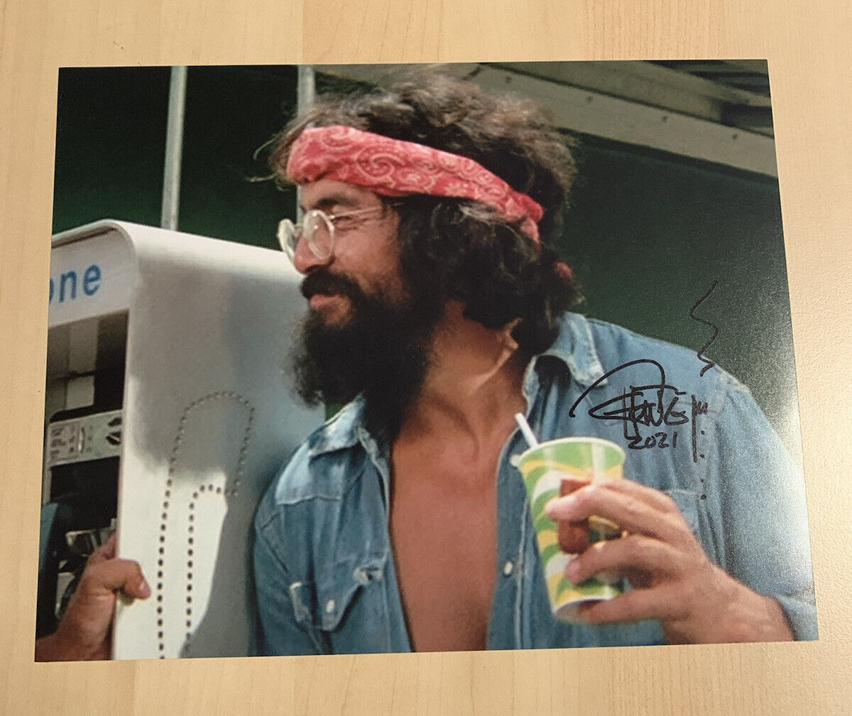 TOMMY CHONG HAND SIGNED 8x10 Photo Poster painting ACTOR AUTOGRAPHED CHEECH AND CHONG COA