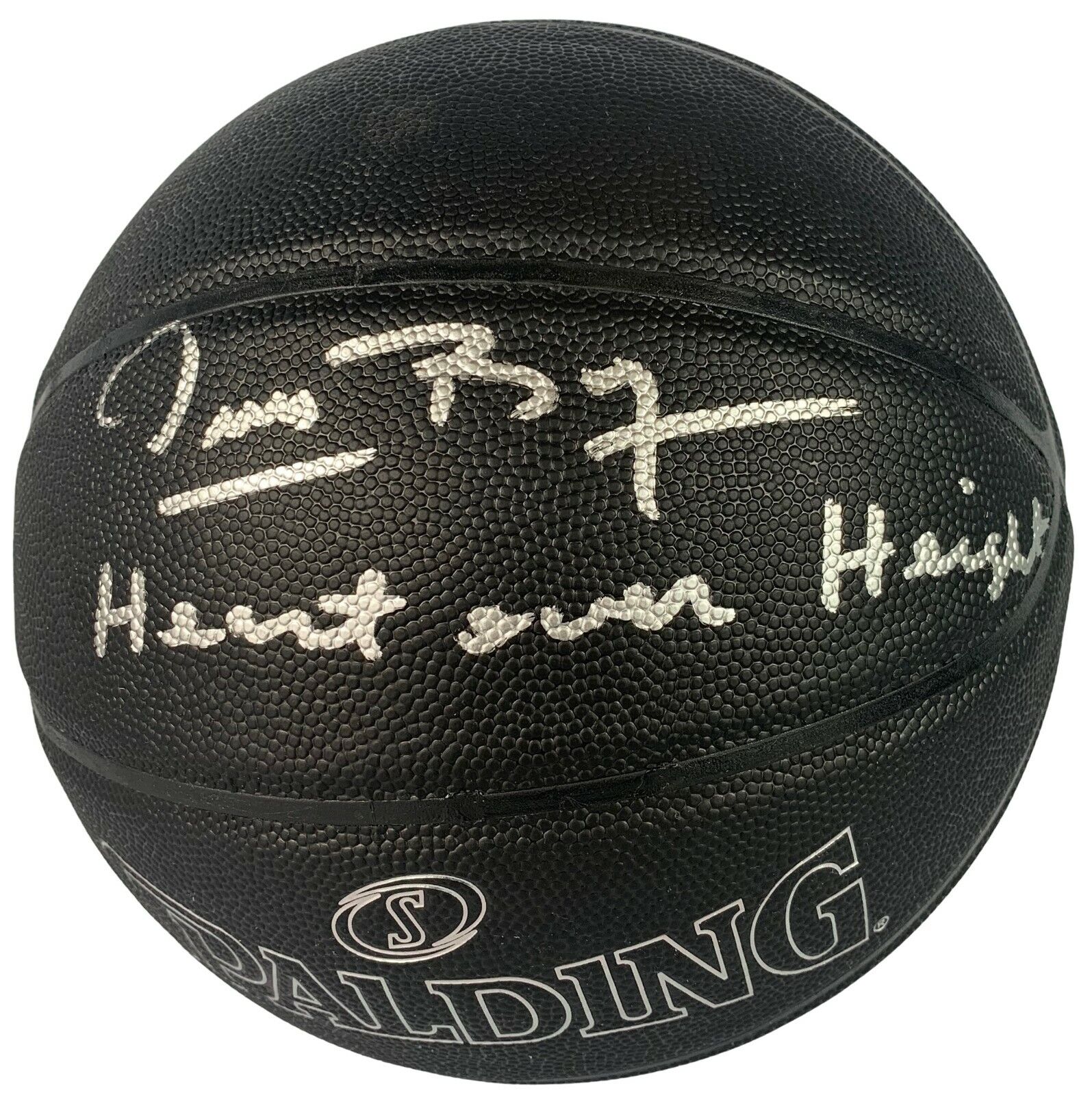 Muggsy Bogues signed inscribed basketball NBA Charlotte Hornets JSA Witness