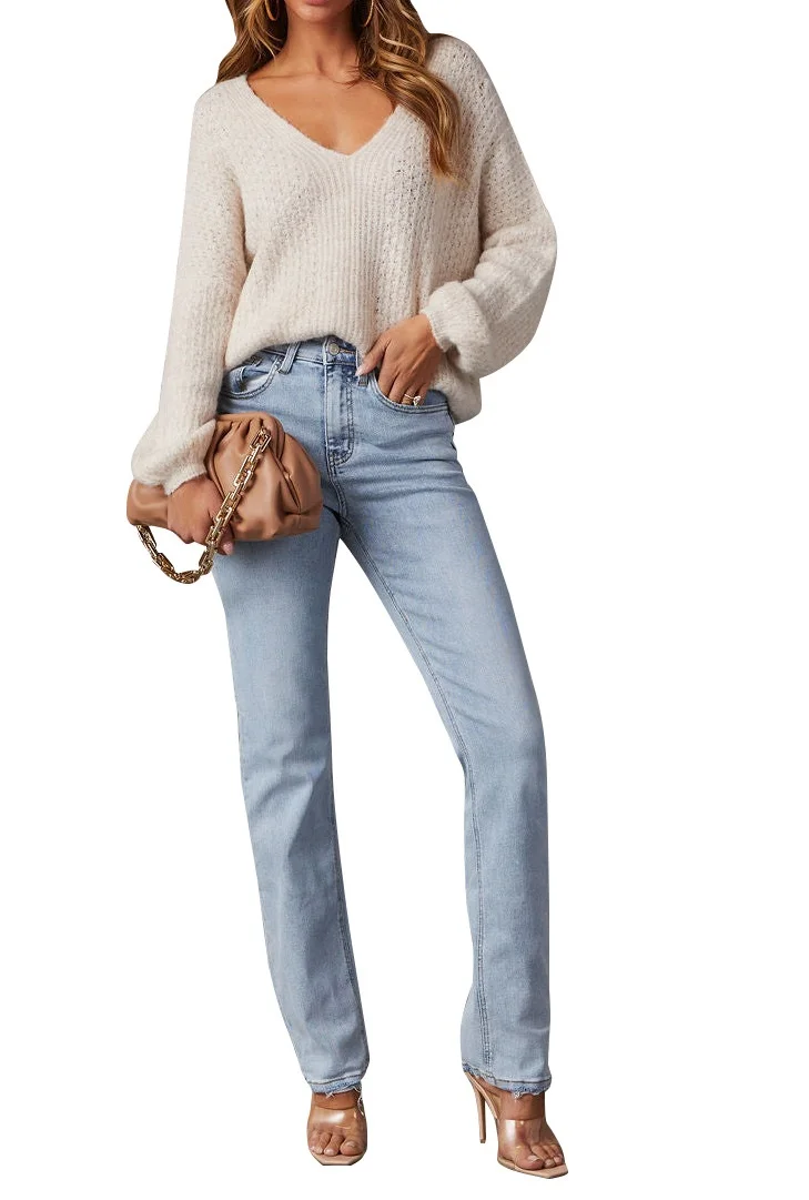 Versatile Straight Leg Jeans