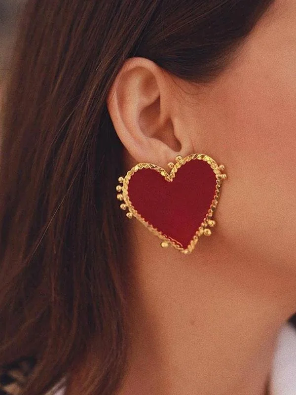 The love earrings