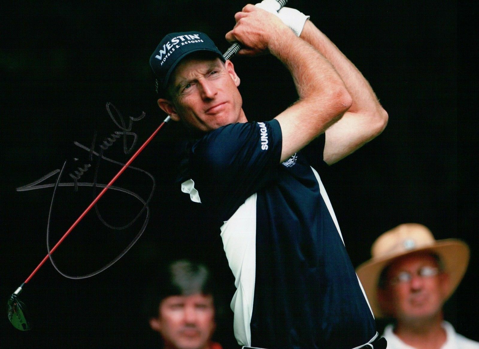 Jim Furyk Signed 8X10 Photo Poster painting Autograph Auto Iron Shot Pose w/COA PGA Golfer