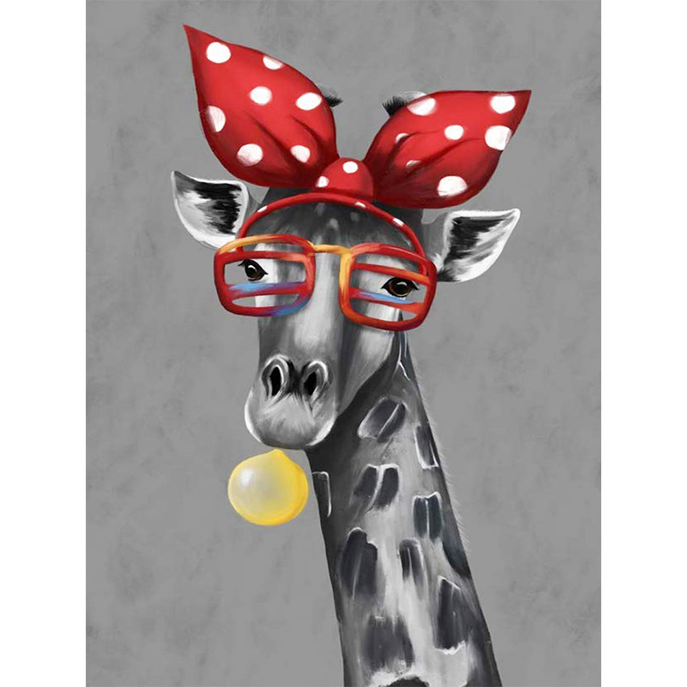 Жираф в очках арт