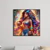 Diamond Painting -DIY Round Drill Girl(40x40cm)