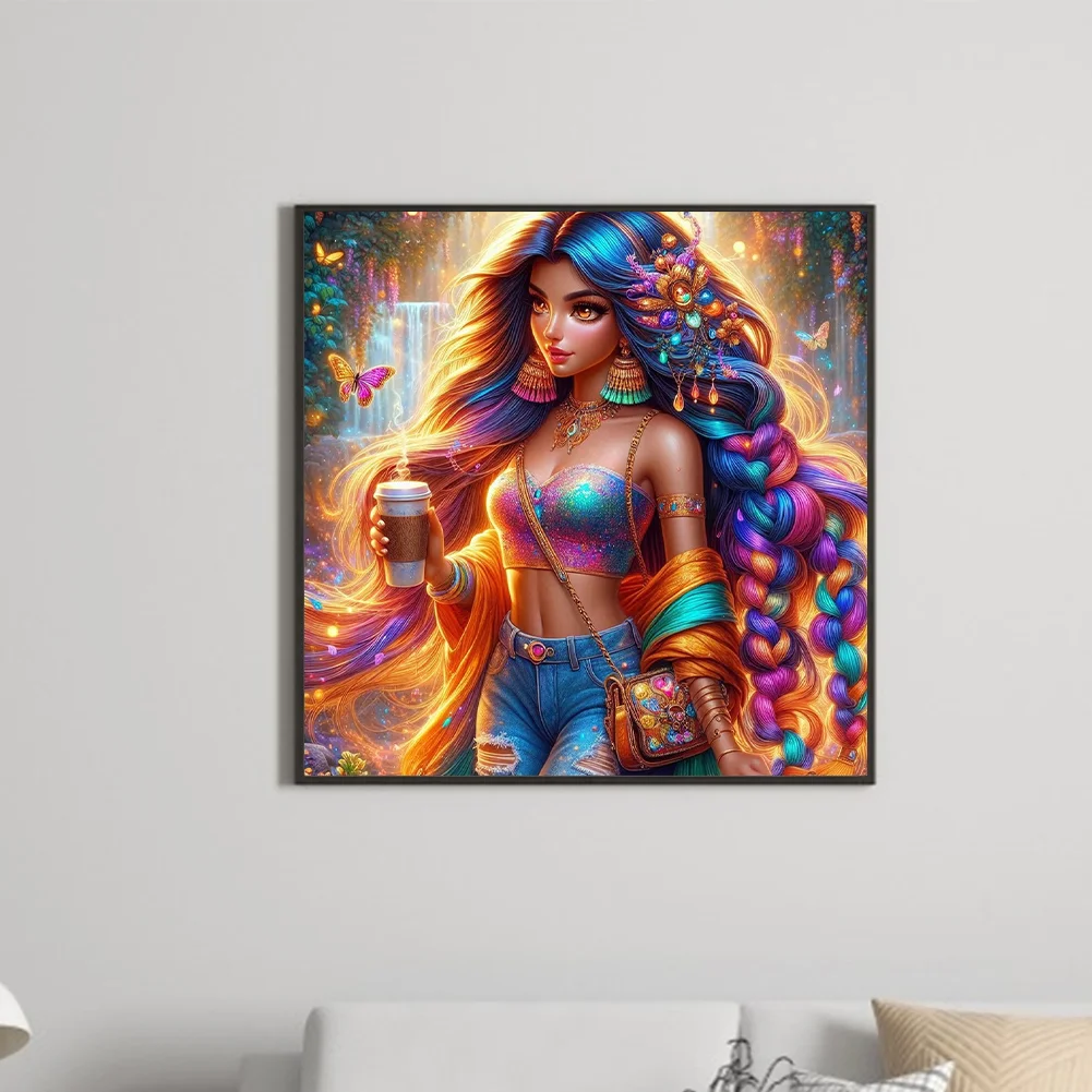 Diamond Painting - Full Round Drill - Beauty(Canvas|40*40cm)