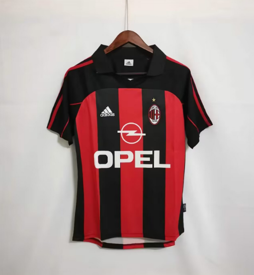 Retro 2000/2002 AC Milan Home Football Shirt Thai Quality