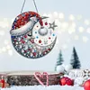 Diamond Painting Gemstone Moon Hanging Pendant Kits for Beginner