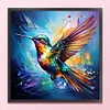 Colorful Hummingbird-11CT Stamped Cross Stitch 40*40cm/15.75*15.75in