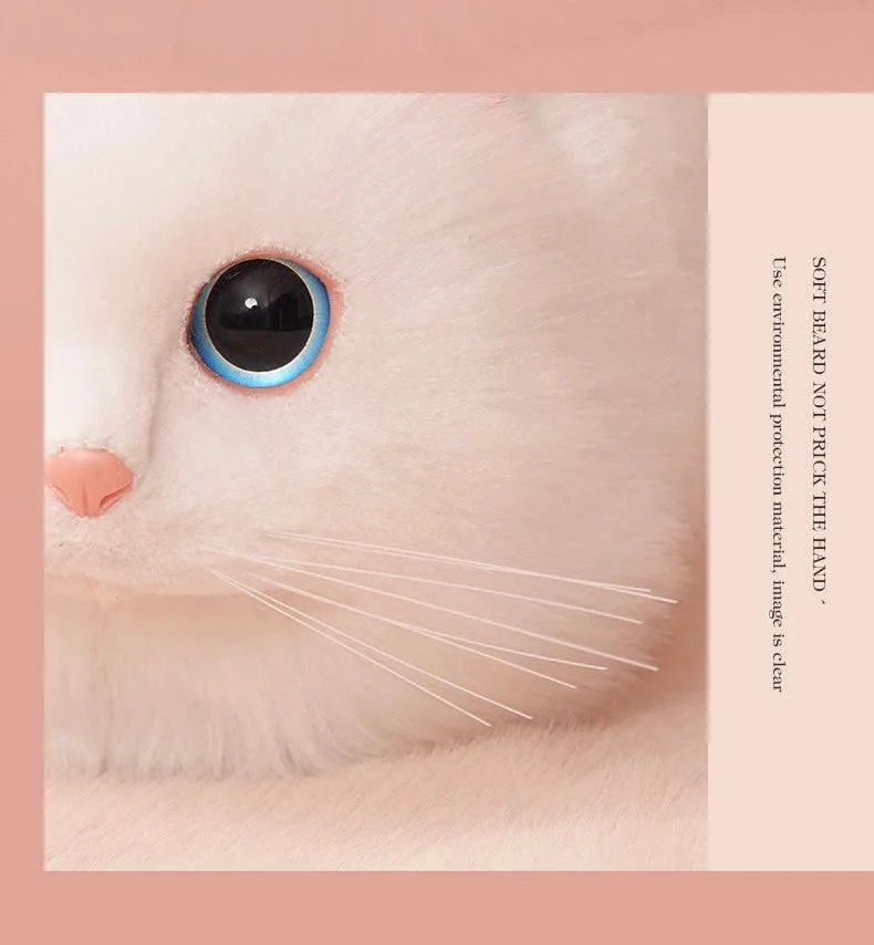 Fluffy White Cat Bag Cat Purse