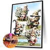 Diamond Painting-DIY Full Round Drill Gnome